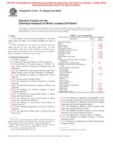 WITHDRAWN ASTM D215-91(2002) 15.5.1991 preview