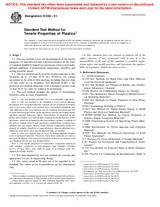 Preview ASTM D638-01 10.4.2002