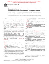 WITHDRAWN ASTM D1003-07 1.11.2007 preview