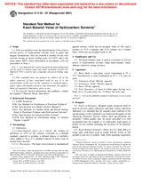 WITHDRAWN ASTM D1133-97(2001) 10.1.2002 preview