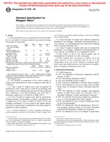 WITHDRAWN ASTM D1193-99 10.2.1999 preview
