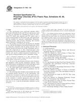 WITHDRAWN ASTM D1785-99 10.5.1999 preview