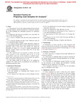 WITHDRAWN ASTM D2013-03 1.12.2003 preview
