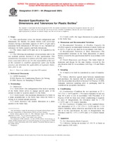 WITHDRAWN ASTM D2911-94(2001) 1.1.2001 preview