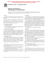 WITHDRAWN ASTM D2973-71(2004) 1.7.2004 preview