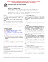 WITHDRAWN ASTM D3030-95(2006) 1.5.2006 preview