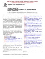 WITHDRAWN ASTM D3694-96(2004) 1.6.2004 preview