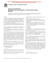 Preview ASTM D5035-95(2003) 15.5.1995