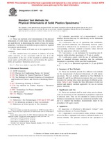 Preview ASTM D5947-03 10.7.2003