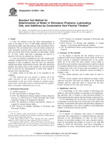Preview ASTM D6304-04a 1.5.2004