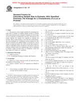 WITHDRAWN ASTM E122-07 1.10.2007 preview