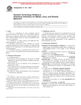 WITHDRAWN ASTM E135-03de1 10.10.2003 preview