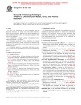 WITHDRAWN ASTM E135-05a 1.10.2005 preview