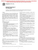 WITHDRAWN ASTM E176-01a 10.8.2001 preview