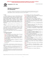 WITHDRAWN ASTM E176-05a 1.7.2005 preview
