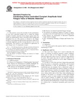 WITHDRAWN ASTM E466-96(2002)e1 10.5.2002 preview