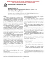 WITHDRAWN ASTM E467-98a(2004) 1.5.2004 preview