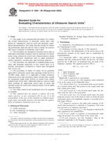 WITHDRAWN ASTM E1065-99(2003) 10.7.2003 preview