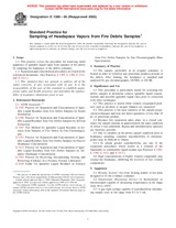 WITHDRAWN ASTM E1388-00(2005) 1.5.2005 preview