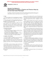 WITHDRAWN ASTM E1409-04 1.5.2004 preview