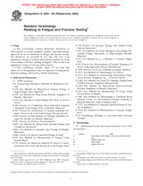 WITHDRAWN ASTM E1823-96(2002) 10.10.2002 preview