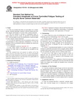 WITHDRAWN ASTM F2118-03(2009) 1.4.2009 preview