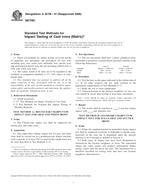 WITHDRAWN ASTM A327M-91(2006) 1.2.2006 preview