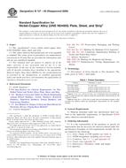 WITHDRAWN ASTM B127-05 1.5.2005 preview