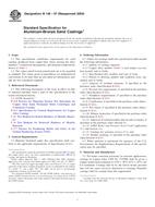 WITHDRAWN ASTM B148-97(2009) 1.4.2009 preview
