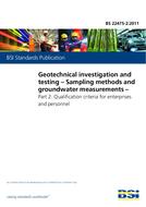 Standard BS 22475-2:2011 31.1.2011 preview