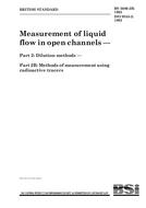 WITHDRAWN BS 3680-2B:1993 15.3.1993 preview