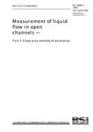 WITHDRAWN BS 3680-5:1992 15.10.1992 preview