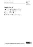 WITHDRAWN BS 3880-1:1971 28.5.1971 preview