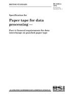 WITHDRAWN BS 3880-4:1972 13.1.1972 preview