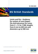 Standard BS 4500:2009 30.9.2009 preview