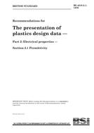 Preview BS 4618-2.1:1970 15.8.1970