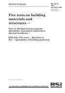 Standard BS 476-13:1987 30.6.1987 preview