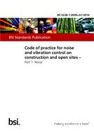 Standard BS 5228-1:2009+A1:2014 31.12.2008 preview