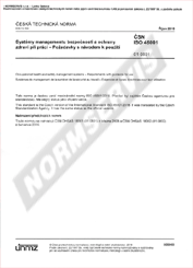 Standard ČSN ISO 45001 1.10.2018 preview