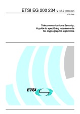 Standard ETSI EG 200234-V1.2.2 10.2.2000 preview