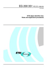 Standard ETSI EG 200351-V2.2.2 30.9.1998 preview