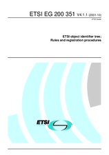Standard ETSI EG 200351-V4.1.1 16.10.2001 preview
