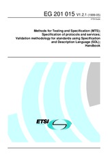 Standard ETSI EG 201015-V1.2.1 28.5.1999 preview