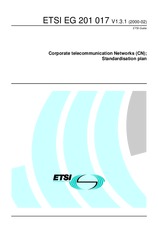 Standard ETSI EG 201017-V1.3.1 15.2.2000 preview