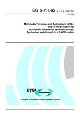 Standard ETSI EG 201063-V1.1.2 31.8.1997 preview