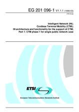 Standard ETSI EG 201096-1-V1.1.1 31.3.1998 preview
