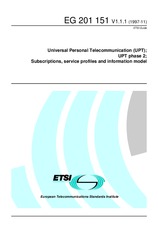 Standard ETSI EG 201151-V1.1.1 30.11.1997 preview