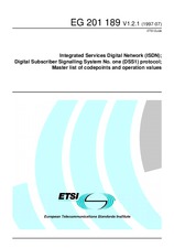 Standard ETSI EG 201189-V1.2.1 15.7.1997 preview