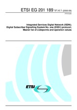 Standard ETSI EG 201189-V1.4.1 26.9.2000 preview
