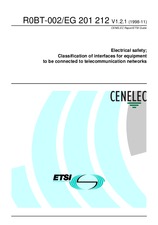 Standard ETSI EG 201212-V1.2.1 30.11.1998 preview